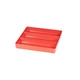 Ernst Mfg. 3 Compartment Organizer Tray Red