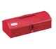 TONE BX510 Hip Roof Tool Box Steel 14"x6.6"x4.8" Red Made in Japan