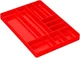 Ernst Manufacturing 10 Compartment Drawer Organizer: 10-Compartments, Red 