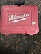 Milwaukee M18 1/2" Compact Drill Driver 2601-21 W/Metal Latches CASE ONLY 