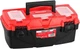 MAXPOWER 13-Inch Tool Box, Small Toolbox with Removable Tray & Dual Lock Secured