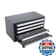 Vevor Five-Drawer 2-56-12-28 Steel Dispenser Organizer Labels 60-Compartment