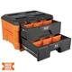 Klein Tools 54822MB MODbox Two Drawer Toolbox, Heavy-Duty Locking Bar