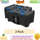 Hart Stackable Storage System with Two Drawers, Small Tool and Parts Storage 2pk