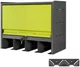 STM406-STM501 Fits for Ryobi Lockable Tool Organizer Cabinet Accessory Rail (2-P