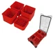 Milwaukee Packout Compact Organizer Compatible 18650 CR123 Lithium Battery Bin
