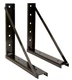 Buyers Products 1701005 Welded Black Structural Steel Mounting Brackets 18 x ...