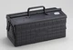 TOYO Steel 2-stage tool box ST-350 black japan 16x35x19cm
