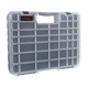 Stalwart - 75-ST6073 Portable Storage Case with Secure Locks 55 Bin, Black 
