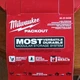 Milwaukee PACKOUT Compact Low-Profile Organizer IP65 Red 48-22-8436