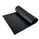 RESILIA Utility Runner- 24 inch Wide Black Plastic- Embossed Wide Rib Pattern...