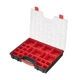 INTERTOOL Small Parts Organizer Box with 24 Bins, Portable Hardware Tool Box