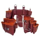 Daisy Leather Tool Belt, PRO-303 Premium Leather Oil Tanned 27 Pockets Heavy ...