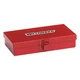 Westward 35Xr63 Westward Tool Box, Steel, Red, 6-1/2 In W X 4-1/4 In D X 1-1/4