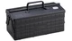 TOYO STEEL Tool Box ST-350 Black Openable Door Storage Case