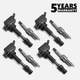 4pcs Ignition Coil & 4pcs  Iridium Spark Plug for 13-17 Honda Accord l4 2.4L