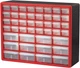 Akro-Mils 44-Drawer Plastic Drawer Storage Cabinet for Garage Organization, B...