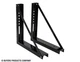 Buyers Prod 1701005B Bolted Bracket F/Steel 18