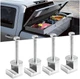 4PCS Truck Tool Box Mounting Kit, J Hook Truck Toolbox Clamps, No Silver