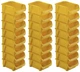 Stanley STST55208 8 Count Yellow Poly # 2 Storage Bin - Pack of 3 (24 Bins)