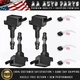 4x Ignition Coil & 4 Ignition Coil Connector for Hyundai Elantra Kia Forte Soul