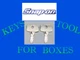 SNAP ON Y300 - Y399 SET OF 2 KEYS TOOLBOX TOOL (NOT FOR CRAFTSMAN) FREE SHIPPING