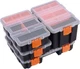 Makitoyo MP009 Hardware & Parts 4 PCS Set Toolbox, Black, Orange, Transparent 