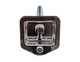 Buyers Products L8855 Locking T-Handle Latch, Polished Stainless Steel Latch ...