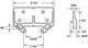 Prime-Line 22793 Plastic Drawer Track Guide for 3/32 x 1-3/16 in. Track