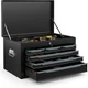 IRONMAX 6 Drawer Tool Box, 24" Lockable Toolbox with Top Tray, Portable Steel St
