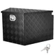 VEVOR Trailer Tongue Box, Aluminum Alloy Diamond Plate Tongue Box Tool Chest, He