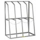 LITTLE GIANT BR-2448-60 Vertical Bar Rack,60"H,48"W,24"D,Gray 20VA66