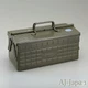 Moss Green TOYO STEEL Tool Box ST-350MG 2-Tier Openable Door Storage Case