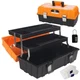 WEWLINE 16.5Inch Tool Box Organizer 3Layer Multiplication Plastic Storage Too...