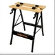 POWERTEC Portable Small Workbench with Vise, Imprinted Ruler and Protractor S...
