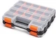 MIXPOWER 34-Compartments 12.5-inch Double Side-Orange, Black and orange 