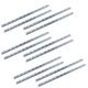 Uenhoy 6 Pair Drawer Slides 16" Full Extension Slide Track Rail Ball Bearing ...