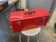 WESTWARD 20&rdquo; Steel Handbox Hand Tool Box, Red, 36Y008, By Waterloo