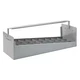 Westward 35Xr74 Westward Nipple Caddy, Steel, Gray, 24 In W X 8-1/2 In D X