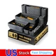 [60 PCS Upgraded] FLYVOLE Tool Box Organizer Tray, Toolbox Desk Drawer Organize