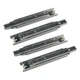 Drawer Slides BESUNTEK 2 Pair Full Extension 3 Section Ball 8 Inch, Silver 