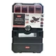 Keter Masterloader Rolling Toolbox with  Cantilever Organizer, Black