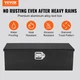 VEVOR Heavy Duty Aluminum Truck Bed Tool Box, Black