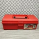 Akro-Mils 09-012  Plastic Toolbox  for Tools, Hobby, Red