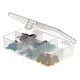 PLANO MOLDING 344860 Compartment Box,Molded Tension,Clr,1 in 437U04