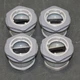 (4) Hubbell Gleason Flat Cable Connector CPF-32, Plastic, Cable 0.45" x 1.34"
