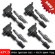 4pcs Ignition Coil & Iridium Spark Plug Kit For 2009-2019 Toyota Corolla 1.8L