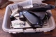 USA PORTER CABLE 352VS BELT SANDER  W/ CASE; DUST BAG AND MANUAL