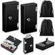 CroBlissful 2 Pack Acrylic Money Bank Box for 4.3 X 2.3 X 0.98 Inches, Black 
