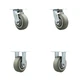 Service Caster Brand Replacement Caster Set for Suncast Utility Carts PUCSD2645